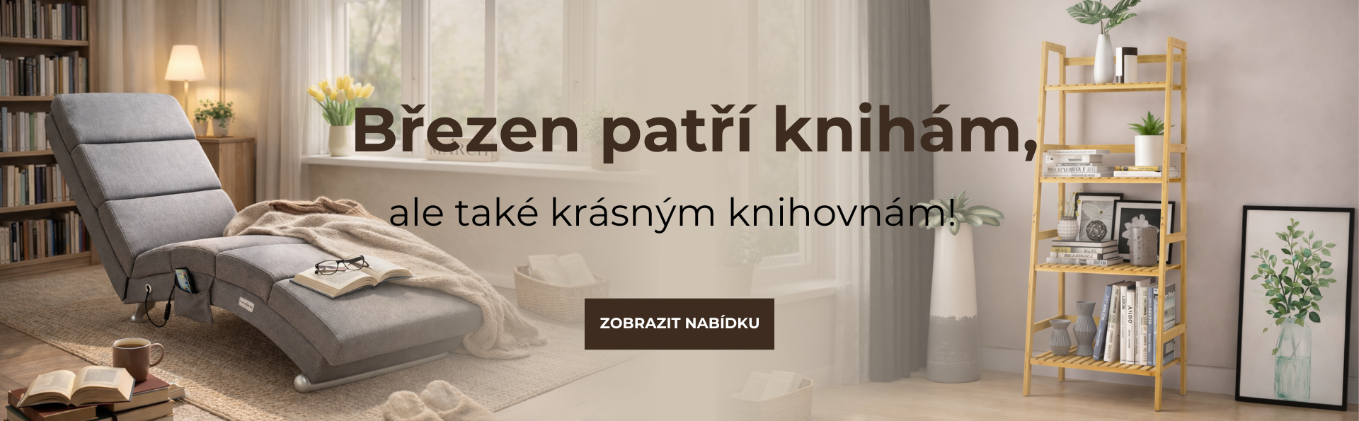 Březen, měsíc knihy