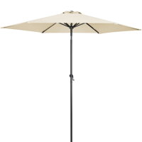 Slunečník Tahiti, béžový Ø 300 cm