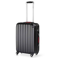 Cestovní kufr s tvrdým obalem Baseline černý 62 l