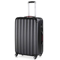 Cestovní kufr s tvrdým obalem Baseline černý 90l