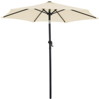 Slunečník Fiji, béžový Ø 200 cm UV-ochrana 50+
