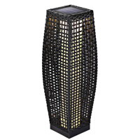 LED solární světlo Polyrattan 70cm