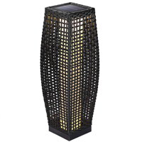 Solární zahradní lampa 80 cm černá