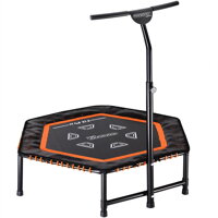 Fitness trampolína MZFT120 černá Ø120x35 cm