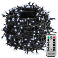 Vánoční řetěz LED, studená bílá, 40m