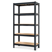 Regál s vysokou nosností HEAVY, max. 875kg, 90x40x180cm, černá