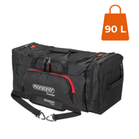 Cestovní taška na rameno JERGY, 90l, 65x32x33cm, černá