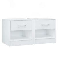 Set nočních stolků BIANCA, 2 ks, 41x39x28cm, bílá