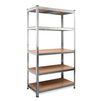 Regál s vysokou nosností HEAVY, max. 875kg, 90x40x180cm, stříbrná