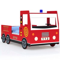 Dětská postel - hasičské auto 200 x 90 cm