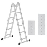 Teleskopický hliníkový žebřík 350 cm, nastavitelný