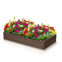 Vyvýšený záhon WOODY 149x75,6x25cm, hnědá