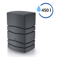 Sud na dešťovou vodu AQUA TOWER antracitový 450 l