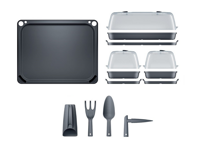 Minipařeniště s nářadím 14v1 RESPANA TABLE TOP SEED STARTER SET antracit