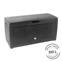Odkladací box Matuba antracitový 310L 119x48x60cm