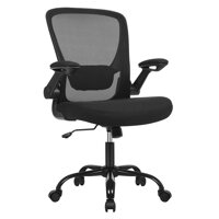 Kancelářská židle se sklopnými područkami černá