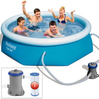 Bazén Bestway Fast Set ™ Poolset 244 x 66 cm - včetně filtrační pumpy 57268