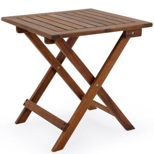 Odkládací stolek Vitek z akátového dřeva 46x46cm