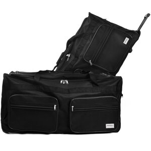 Cestovní taška na kolečkách JOY 160l, černá