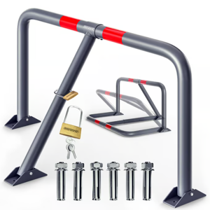 Parkovací zábrana ANTONIA, 80x47x44cm, šedá