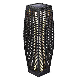 LED solární světlo Polyrattan 70cm