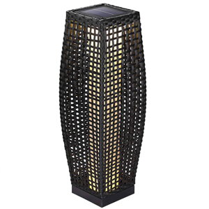 Solární zahradní lampa 80 cm černá