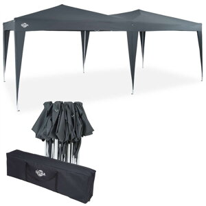 Party stan KIKUS 3 x 6 m, UV ochrana, antracit