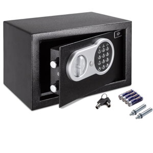 Elektrický nábytkový trezor Safety černý 31x20x20cm