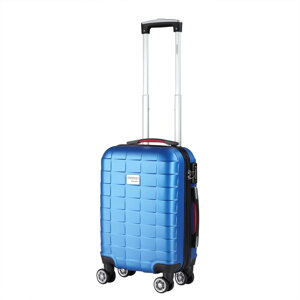 Cestovní kufr s tvrdým obalem, ABS, modrý 41l