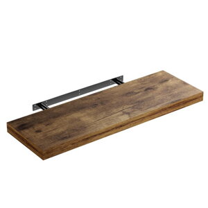Nástěnná police FIGO+ konzole, 70 cm, tmavý dub
