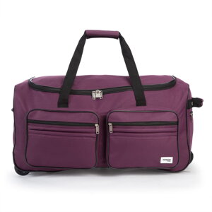 Cestovní taška s trolejovou funkcí 85 l fialová
