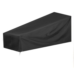 Ochranný obal na saunové lehátko, antracit 160/155x60x75/39 cm