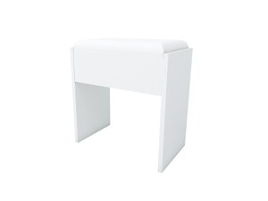 Taburet/židle k toaletnímu stolku, bílá