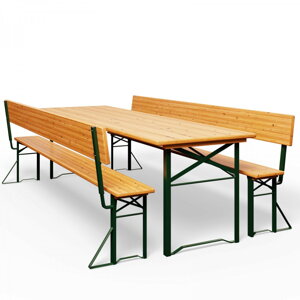Pivní set Praktik s opěrkami 170 cm