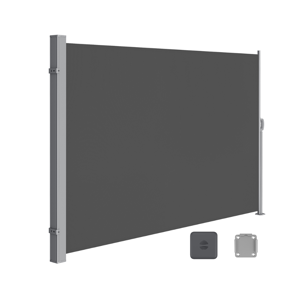 Boční markýza HORIZON na terasu, 160x300cm, šedá