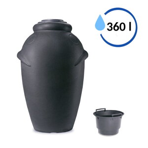 Sud na dešťovou vodu AQUACAN 360 l antracitový