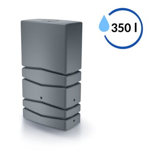 Sud na dešťovou vodu AQUA TOWER světle šedý 350 l