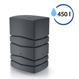 Sud na dešťovou vodu AQUA TOWER antracitový 450 l