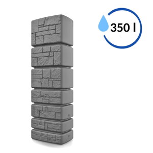 Sud na dešťovou vodu TOWER STONE světle šedý 350 l