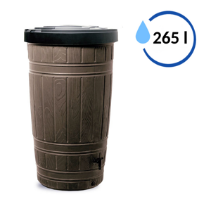 Sud na dešťovou vodu WOODCAN 265l hnědý 
