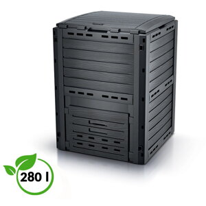 Záhradní kompostér - Compogreen Woody 280 l černý