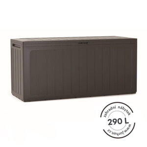 Odkládací box BOARDEBOX hnědý 280L - 116 cm