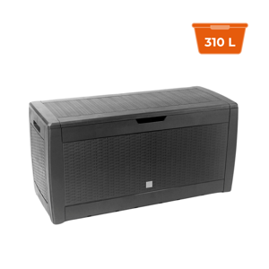 Odkládací box RATO, 310l, 119x48x60cm, antracitová
