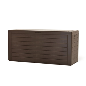 Úložný box WOODEBOX, 280L, 120x46x57cm, tmavě hnědá