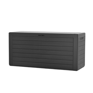 Zahradní úložný box WOODEBOX, 280L, 120x46x57cm, antracitová