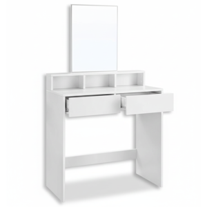 Toaletní stolek VANESA, 80x40x140cm, bílá