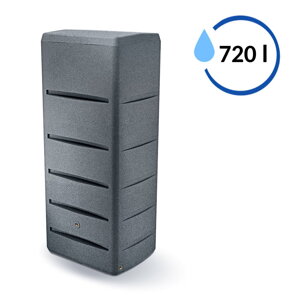 Sud na dešťovou vodu TOWER STONE granit 720l