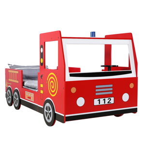 Dětská postel - hasičské auto 200 x 90 cm