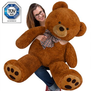 Velký hnědý plyšový medvěd 140 cm - XXL