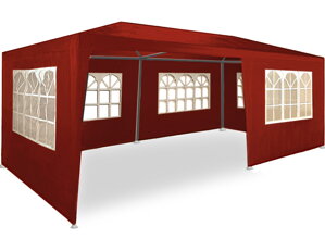 Párty-stan Rimini červený 3 x 6 m UV ochrana 50+